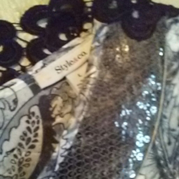 Style&Co Glitter Top - Picture 6 of 8